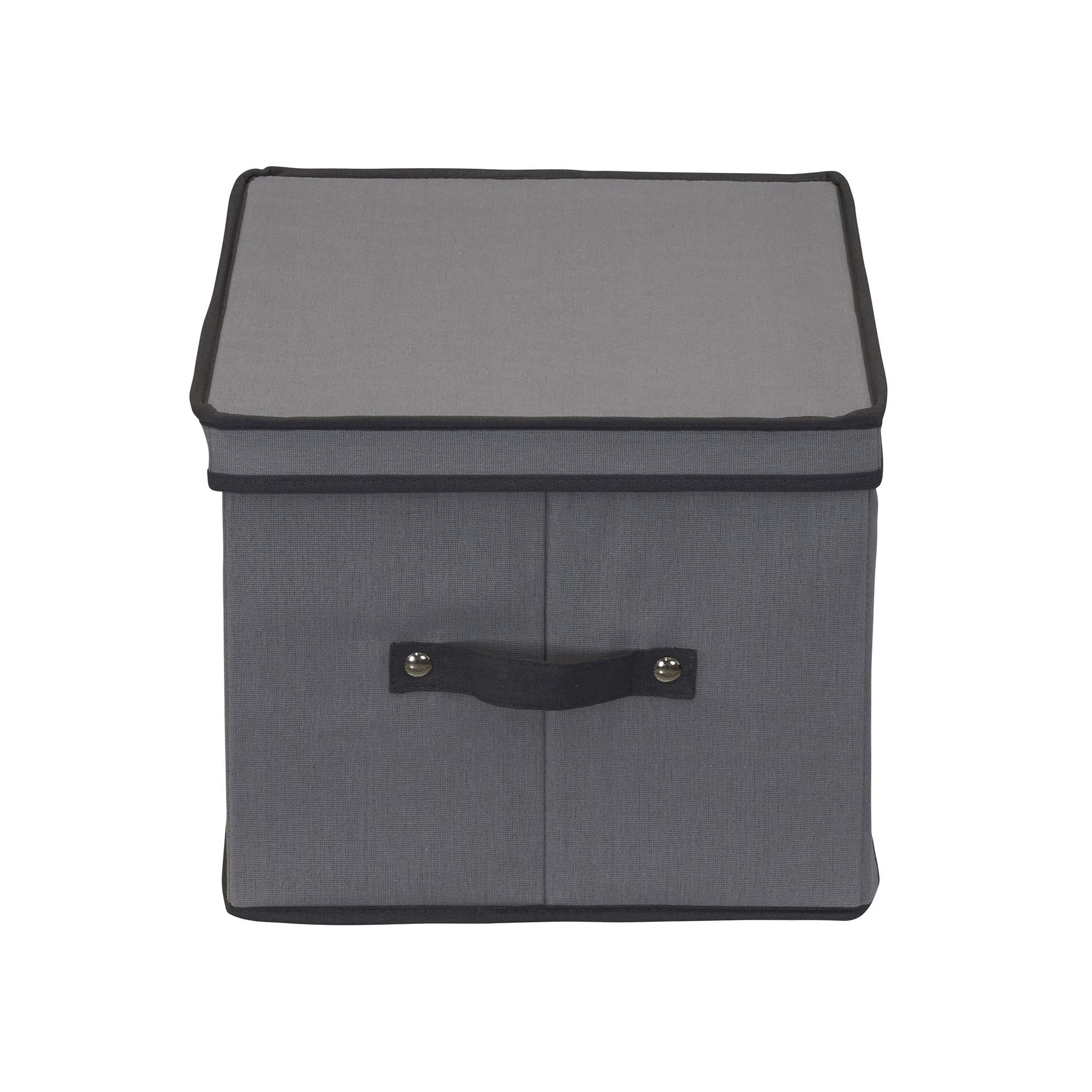 Gray Stemware Storage Box - Durable Glassware Organizer for Wine Glasses & Crystal - Perfect for Kitchen, Dining Room, or Bar Organization