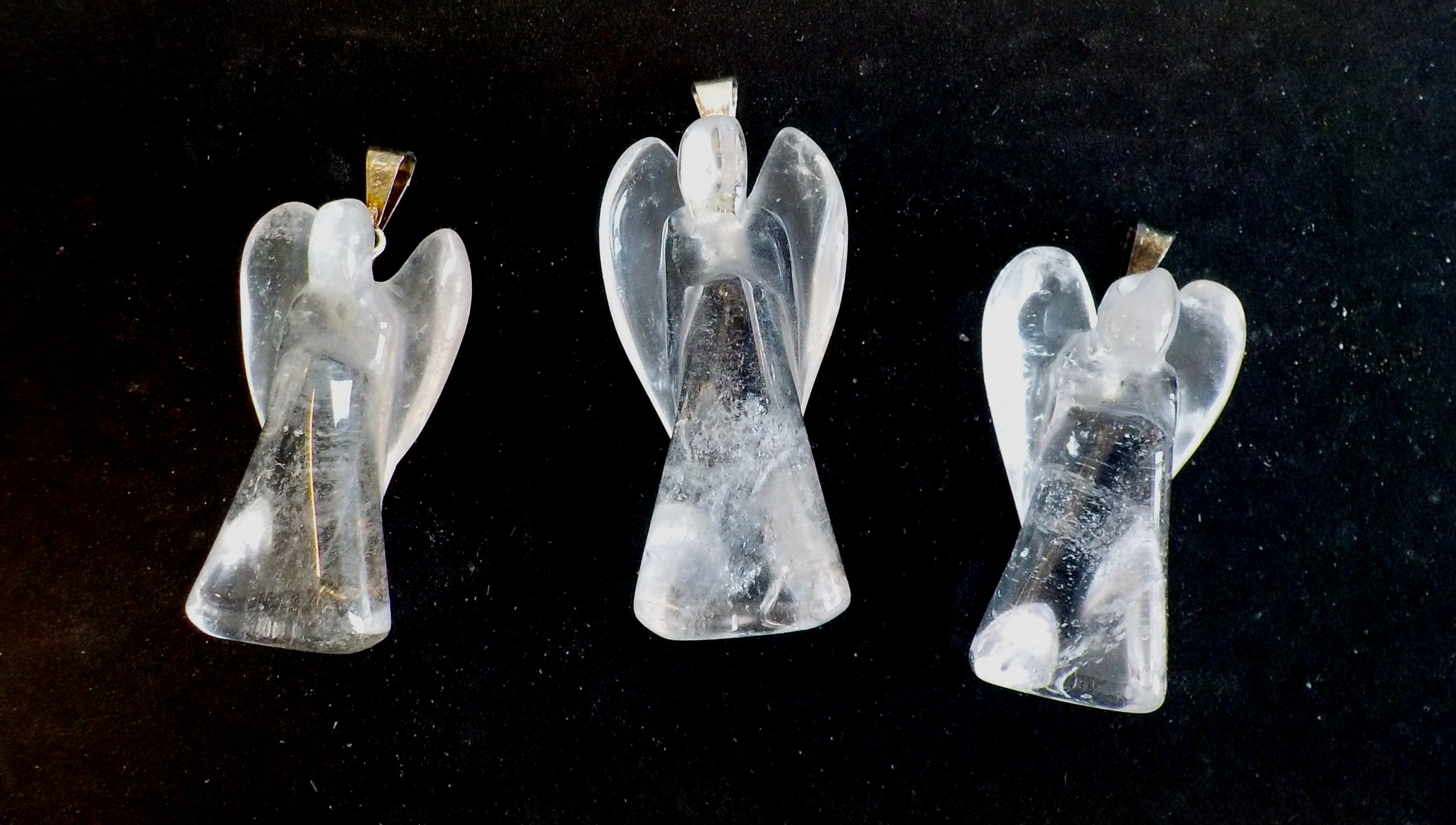 Beautiful Quartz Angel Pendant Necklace - 50% Off Limited Time ($4.99) | Perfect for Gifts, Spiritual Protection & Everyday Jewelry