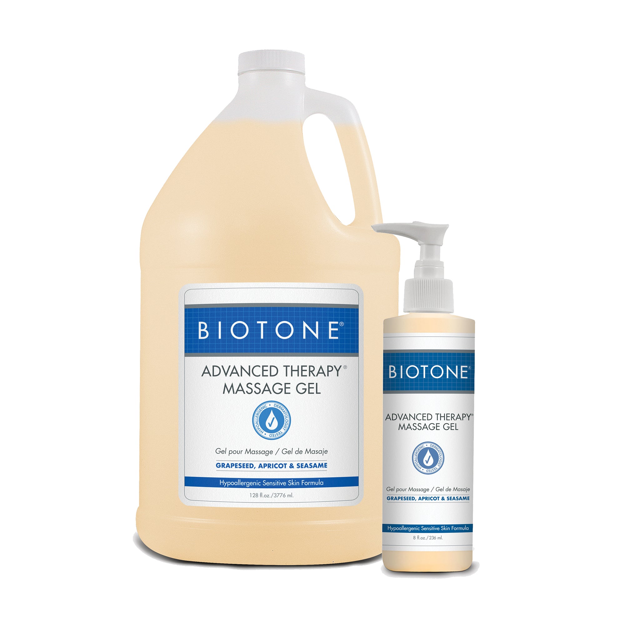 BIOTONE® Advanced Therapy Massage Gel - Professional Deep Tissue Massage Lotion for Pain Relief & Muscle Recovery - Perfect for Athletes, Physical Therapists & Home Use