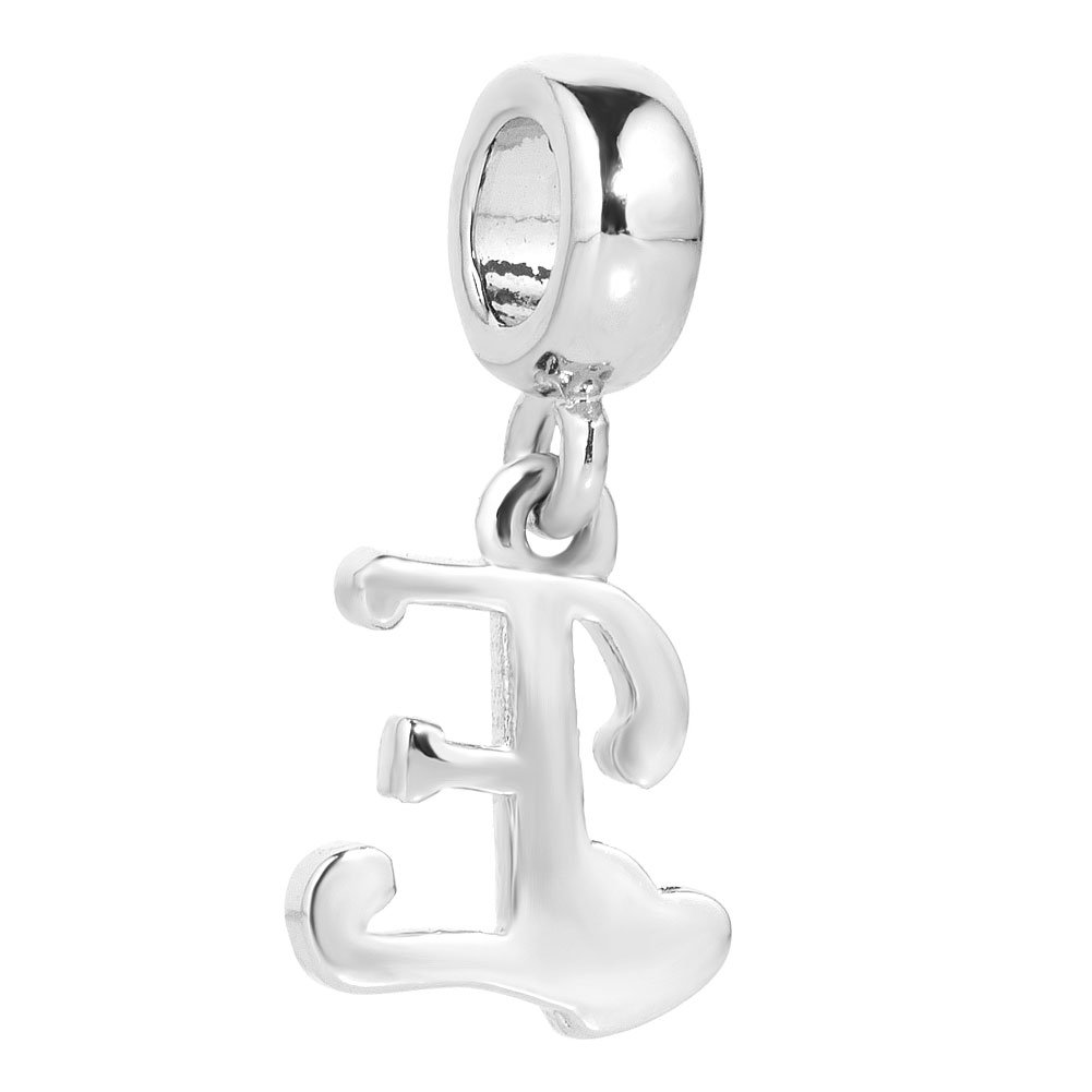 A-Z Alphabet Charm Dangle Letters Beads for DIY Bracelets & Jewelry Making - Perfect for Personalized Gifts, Friendship Bracelets, and Craft Projects