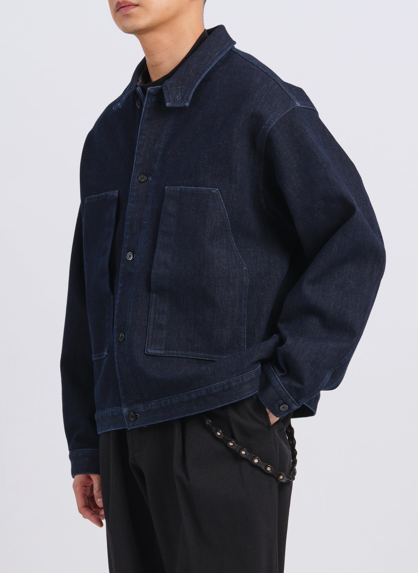 3D Printed Down Denim Soft Tucker Jacket for Men & Women - Lightweight Warm Winter Coat for Outdoor Activities and Casual Wear