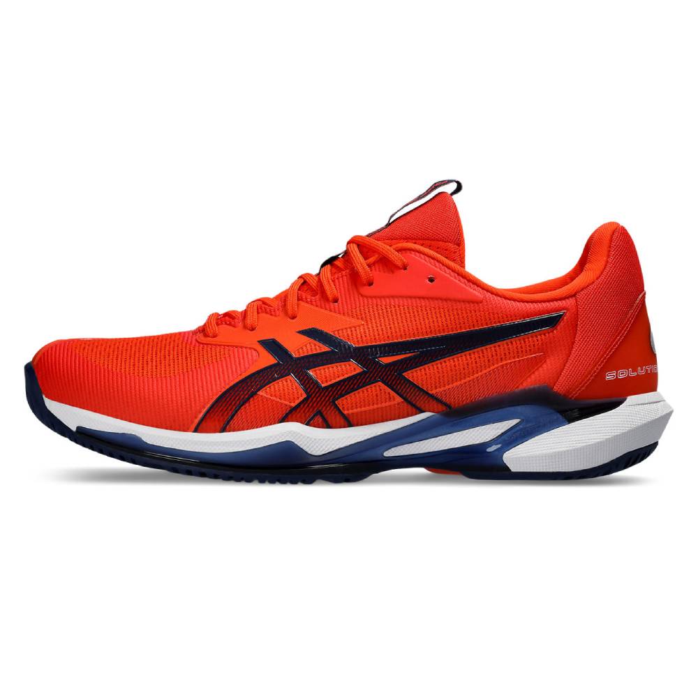 ASICS Solution Speed FF 3 Men's Tennis Shoes - Lightweight Performance Court Shoes for Competitive Play (Orange/Blue) | Ideal for Hard Court Matches & Training Sessions