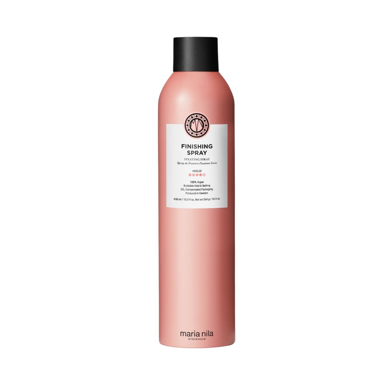 Maria Nila Finishing Hair Spray - Lightweight Hold & Shine for All Hair Types - Perfect for Styling, Smoothing & Frizz Control at Home or Salon