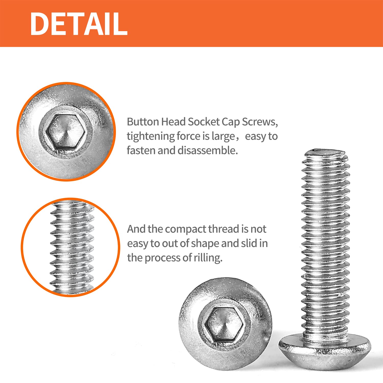 304 Stainless Steel #10-32 x 5/8