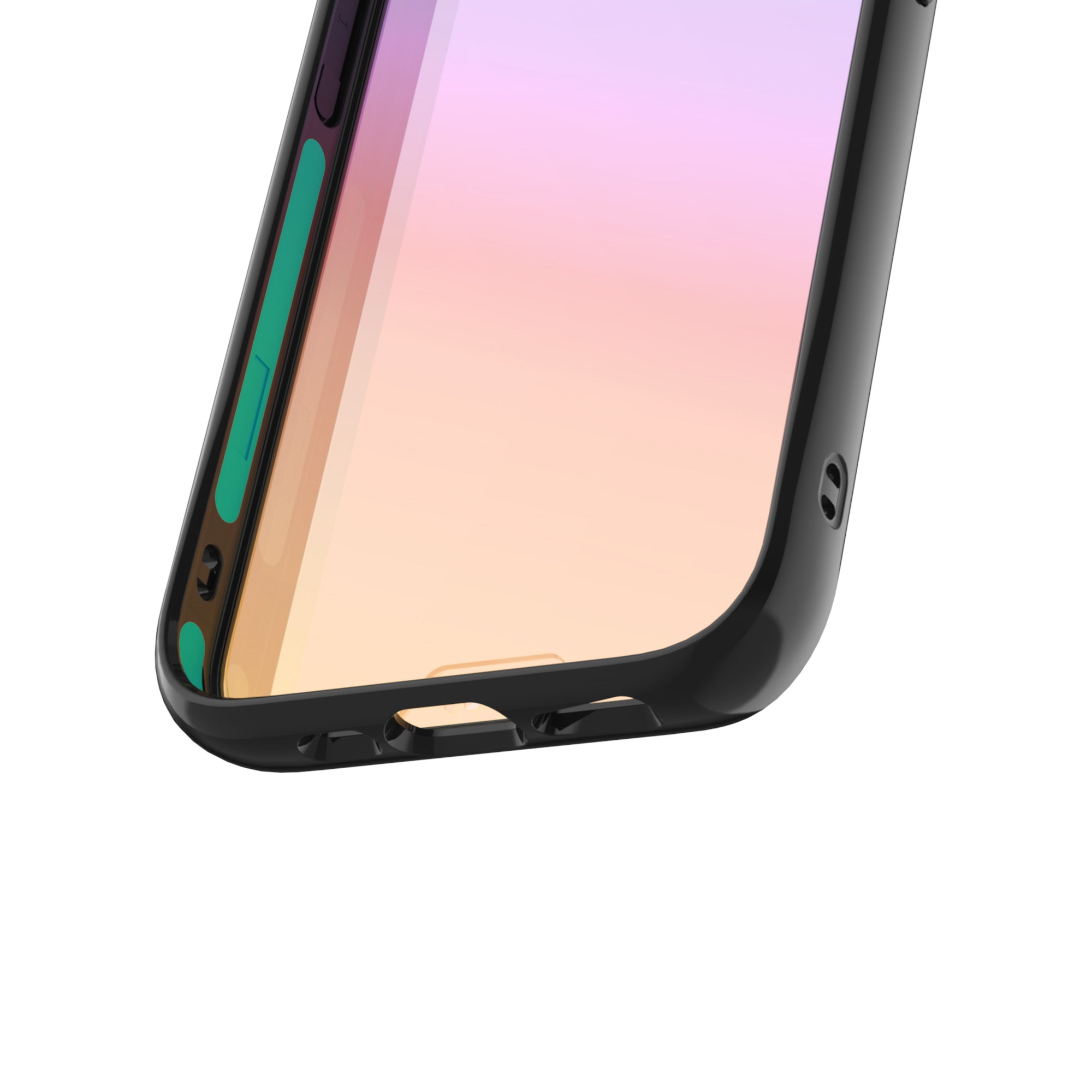 Shimmering Iridescent Phone Case - Crystal Clear Protection for iPhone & Samsung | Trendy Glossy Cover for Everyday Use & Special Occasions