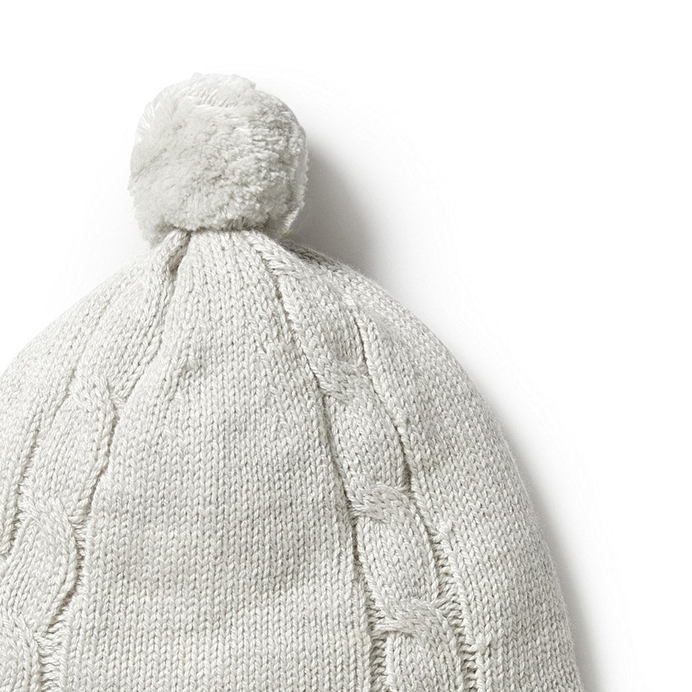 Cozy Knitted Mini Cable Bonnet for Women & Girls - Winter Warm Beanie Hat for Outdoor Activities, Hiking & Snow Sports