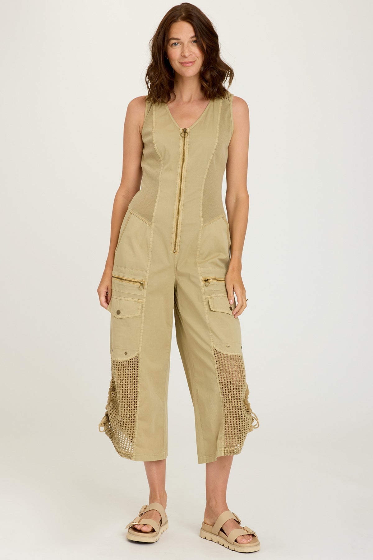 Kimeo Women's Jumpsuit - Linwood Sands Pigment Dye Romper | Casual Summer Outfit for Beach, Vacation & Outdoor Activities