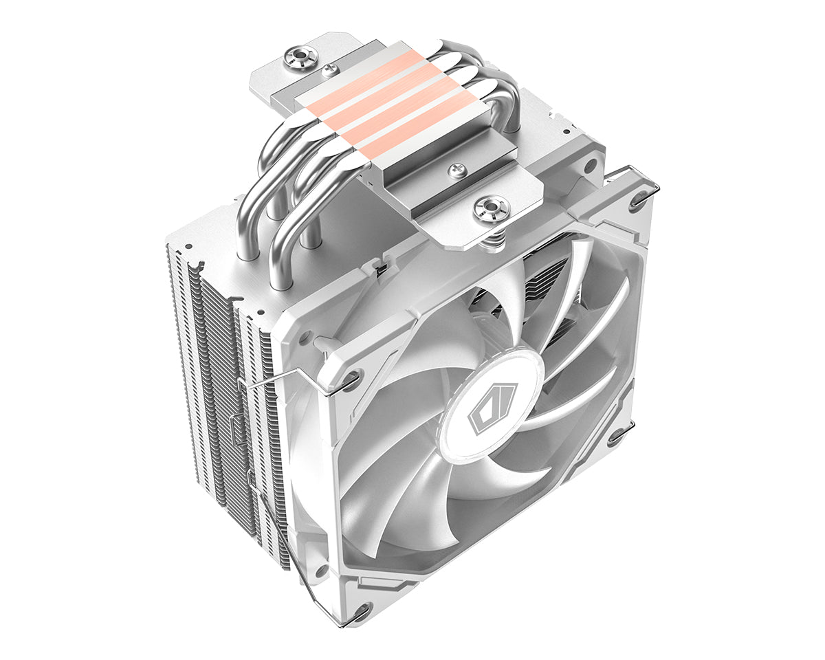 ID Cooling SE 224 XTS ARGB White CPU Air Cooler with 120mm PWM Fan - Perfect for Gaming PC Builds & High-Performance Cooling