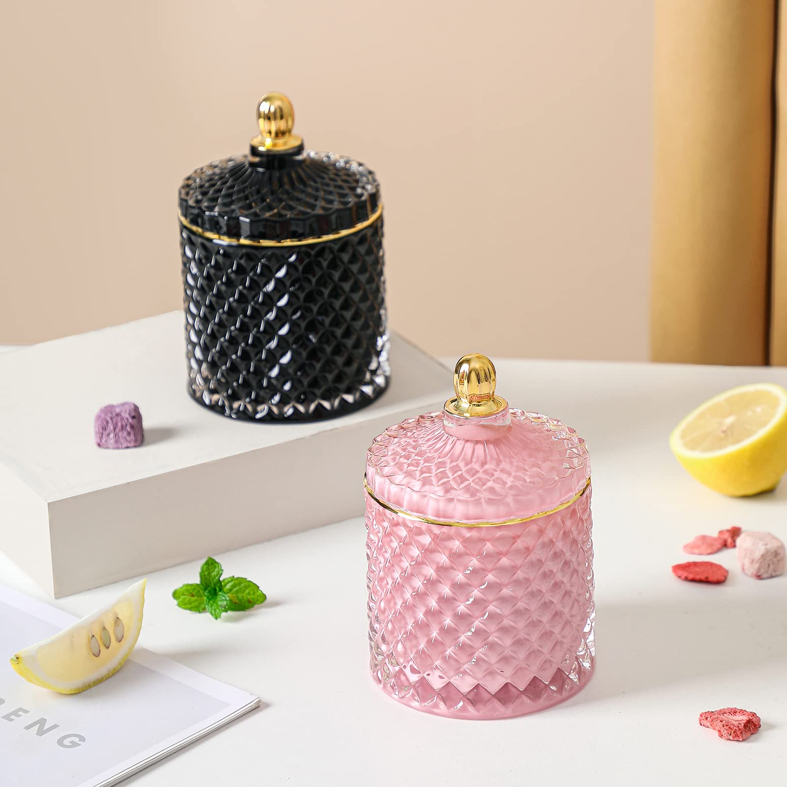 Premium Glass Storage Jar with Lid - 3.35