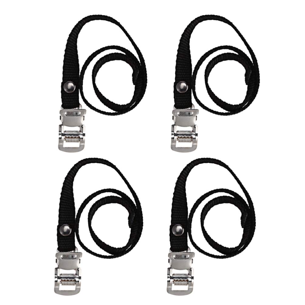 **Garneck 4-Pack Bike Rack Straps – Heavy-Duty Wheel Stabilizer & Pedal Clips for Exercise Bikes, Spin Bikes & Outdoor Cycling – Secure Your Ride for Indoor Workouts & Outdoor Adventures**