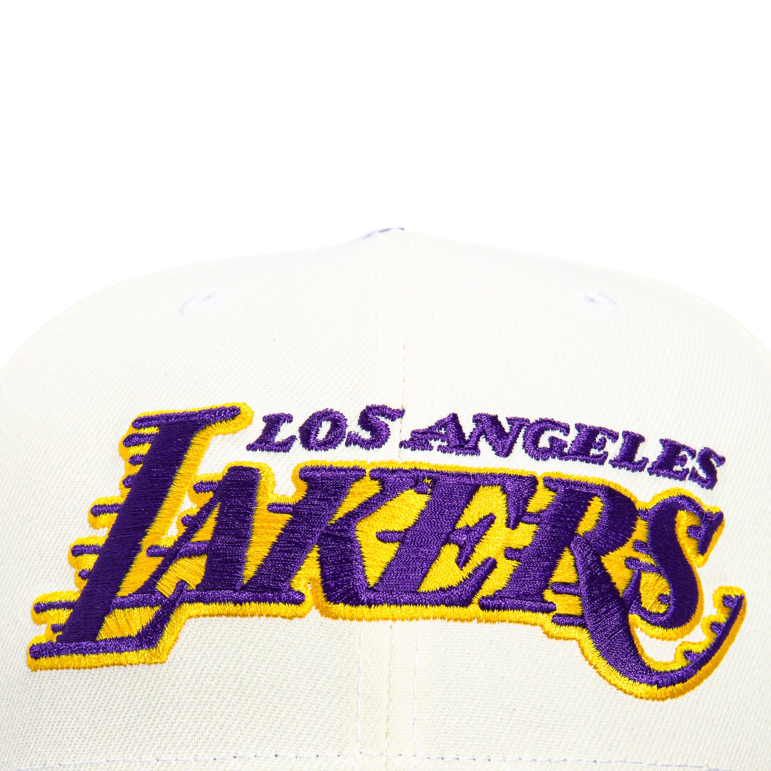 New Era 9Seventy Los Angeles Lakers Alternate Stretch Snapback Hat - White & Purple - Adjustable Baseball Cap for Men & Women - Perfect for Basketball Games, Streetwear Fashion & Casual Outfits
