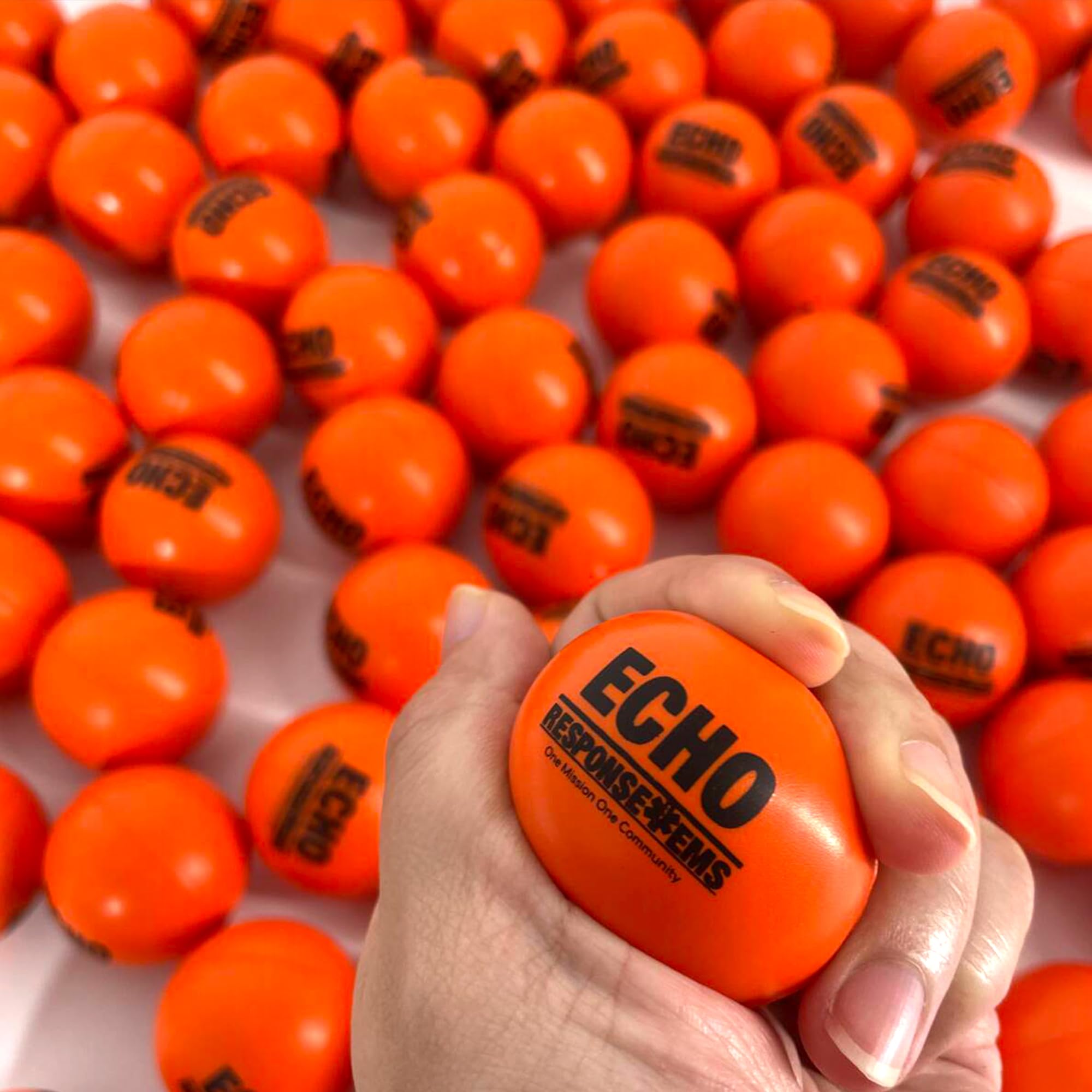 100PCS Custom Bulk Stress Relief Foam Balls - Personalized Round Foam Stress Balls with Logo/Text/Email/Phone/QR Code - Perfect for Corporate Gifts, Promotional Items, Trade Shows, and Office Stress Relief
