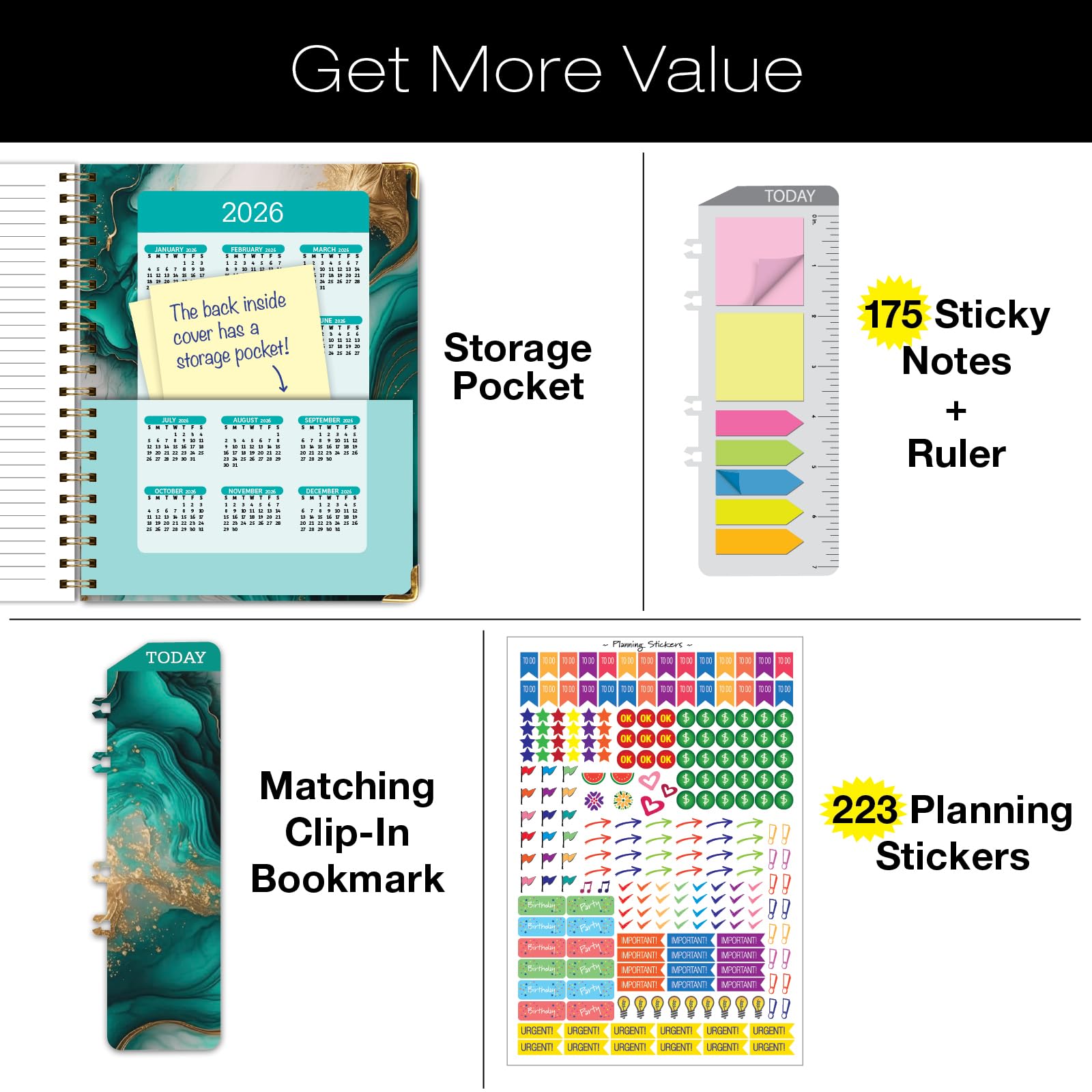 2025 Hardcover Planner 8.5