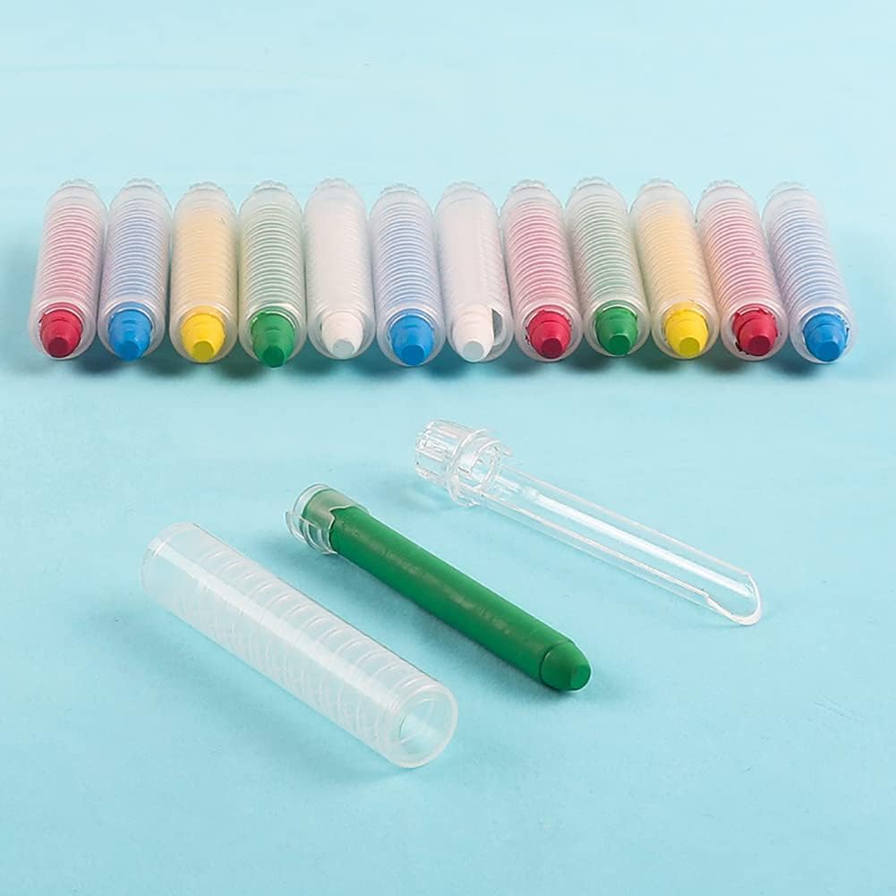 10Pcs Clear Plastic Chalk Holders - Adjustable Chalk Stick Covers for Drawing Boards, School & Office Supplies | Perfect for Classroom Teaching, Art Projects & Whiteboard Writing Correction