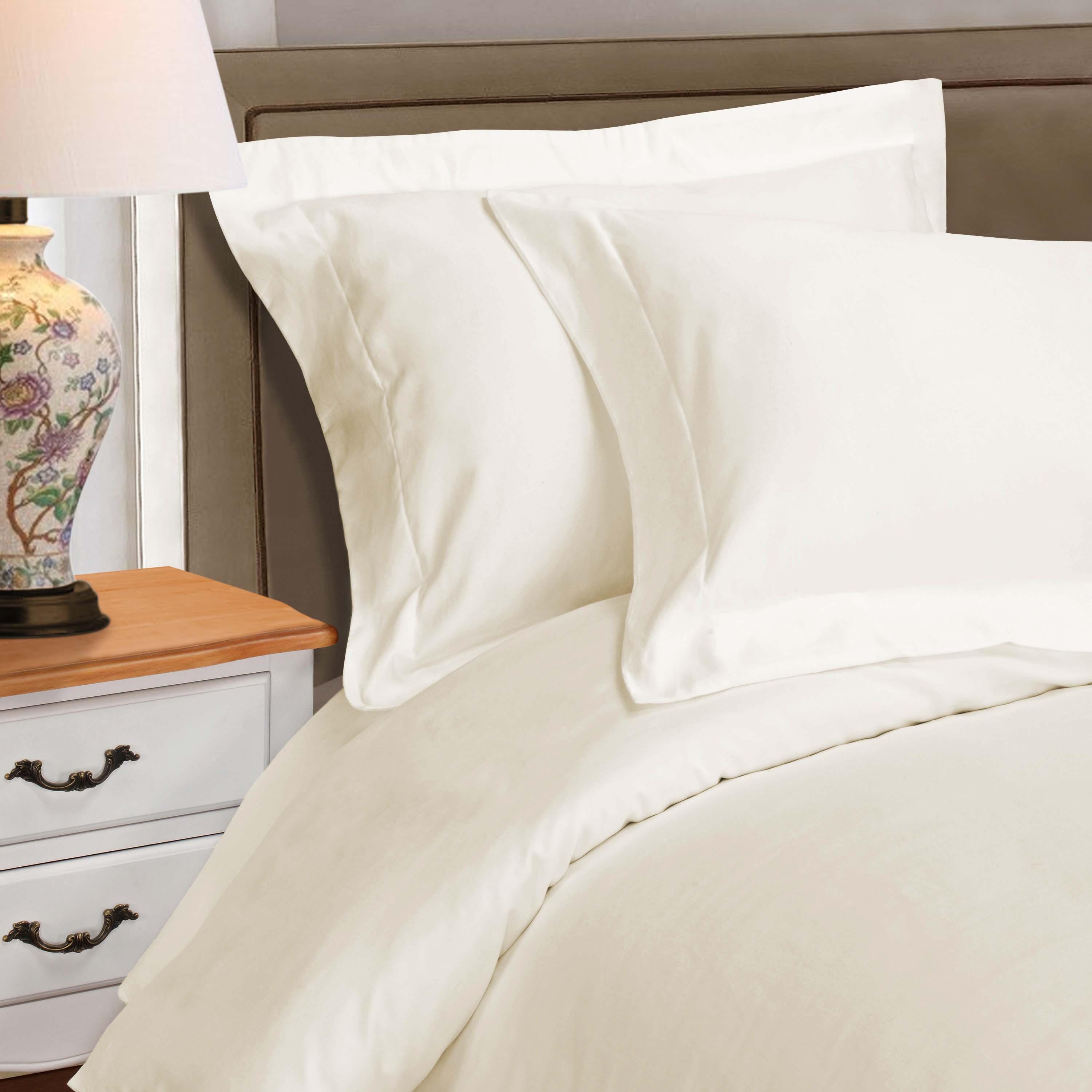 Premium Egyptian Cotton 530 Thread Count Duvet Cover Set - Ultra Soft & Breathable Bedding for Luxury Hotels & Master Bedrooms