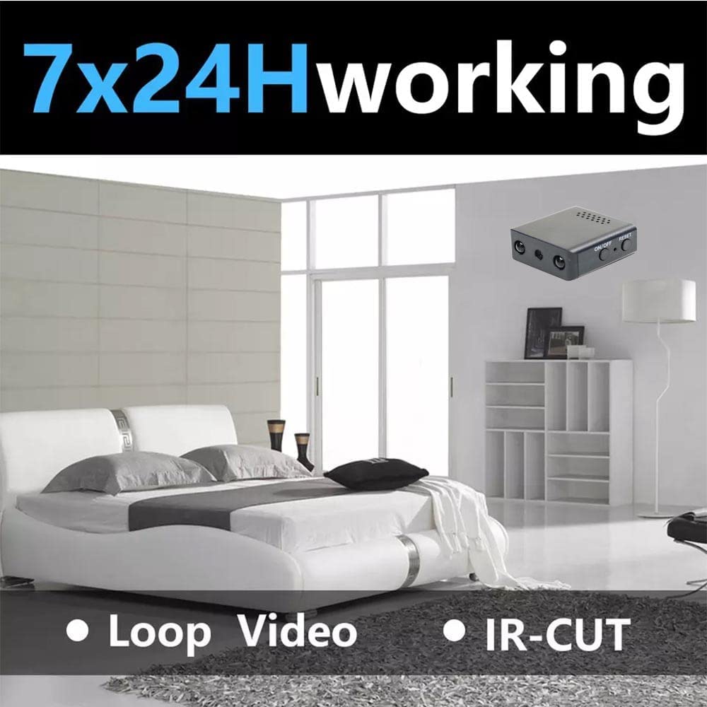 Mini WiFi Security Camera - Indoor/Outdoor Wireless Home Surveillance, Pet & Baby Monitor, No WiFi Needed for Recording | Perfect for Home, Office, Nursery & Pet Areas
