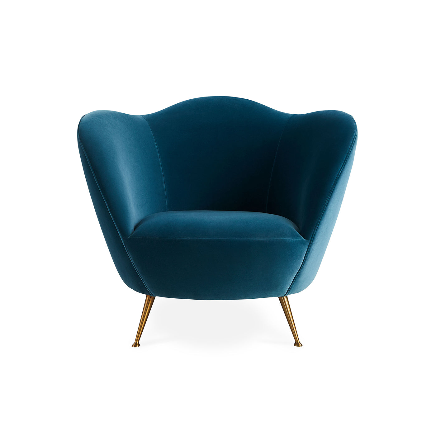 Modern Ripple Lounge Chair - Ergonomic Design for Living Room, Bedroom & Office - Comfortable Accent Chair for Relaxing, Reading & Lounging