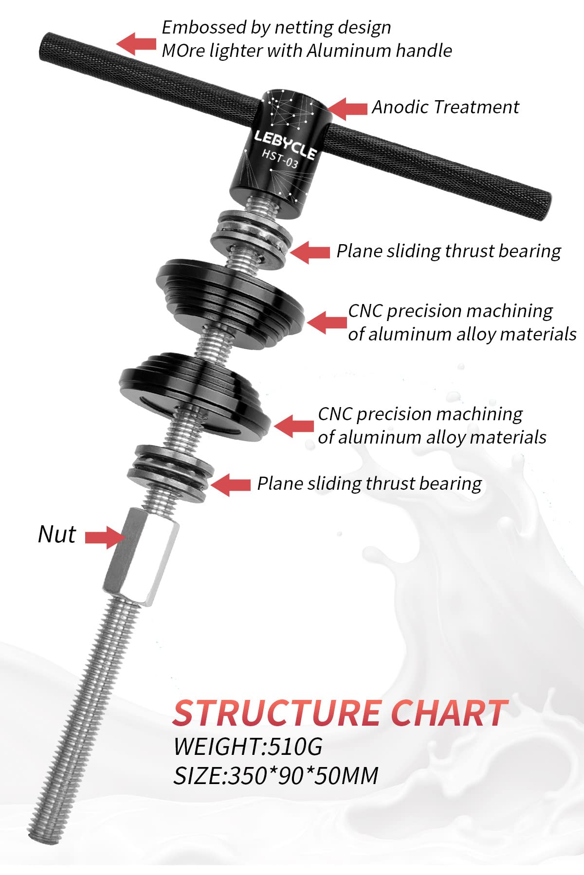 Bike Headset Cup and Bottom Bracket Press Tool - Professional Bicycle Bearing Installation Kit for Bike Repair & Maintenance | Perfect for DIY Mechanics and Bike Shops