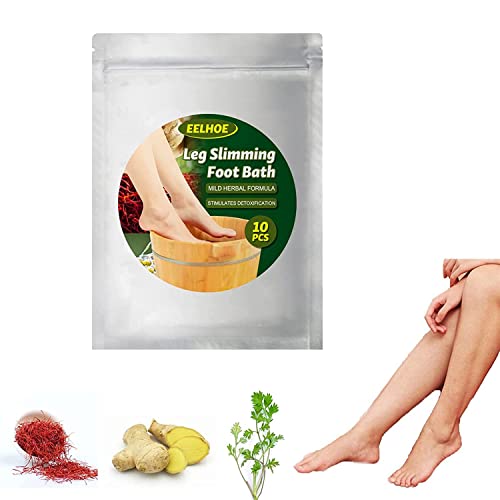 Detox Foot Soak Pods with Wormwood & Ginger - Herbal Foot Bath Powder for Relaxation & Spa Treatment | Portable Foot Soaking Capsules for Home Use & Self-Care