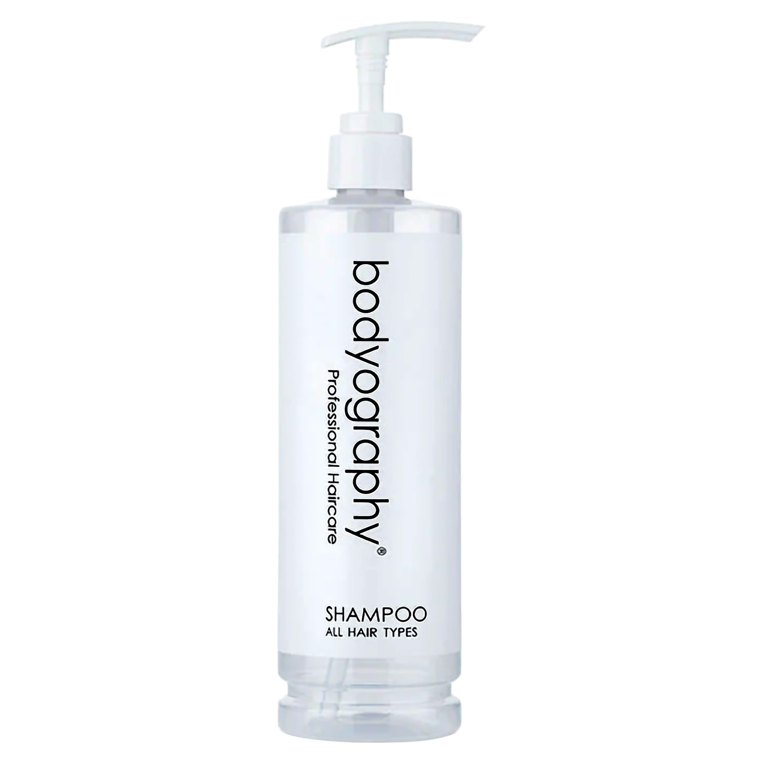 Bodyography Blanc Pump Hair Shampoo - Luxurious Sulfate-Free Shampoo for All Hair Types | Gentle Cleansing & Hydration for Straight, Curly & Color-Treated Hair | Salon-Quality Hair Care at Home