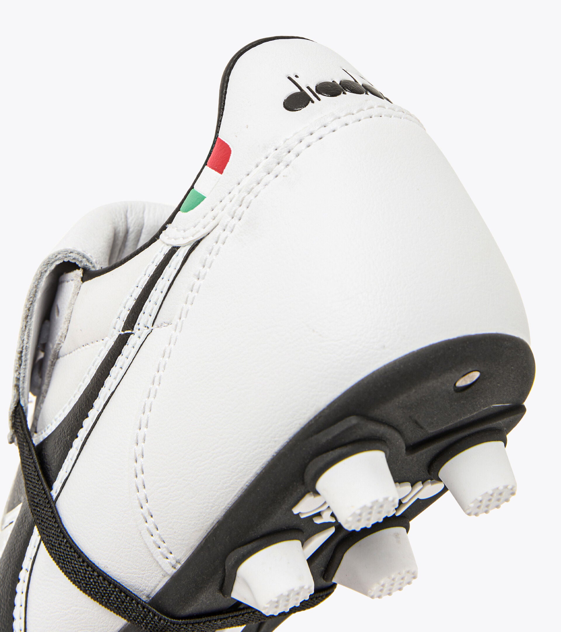 Diadora Brasil OG LT T MDPU Soccer Cleats - White/Black - Premium Football Shoes for Men, Ideal for Turf & Artificial Grass Training & Matches
