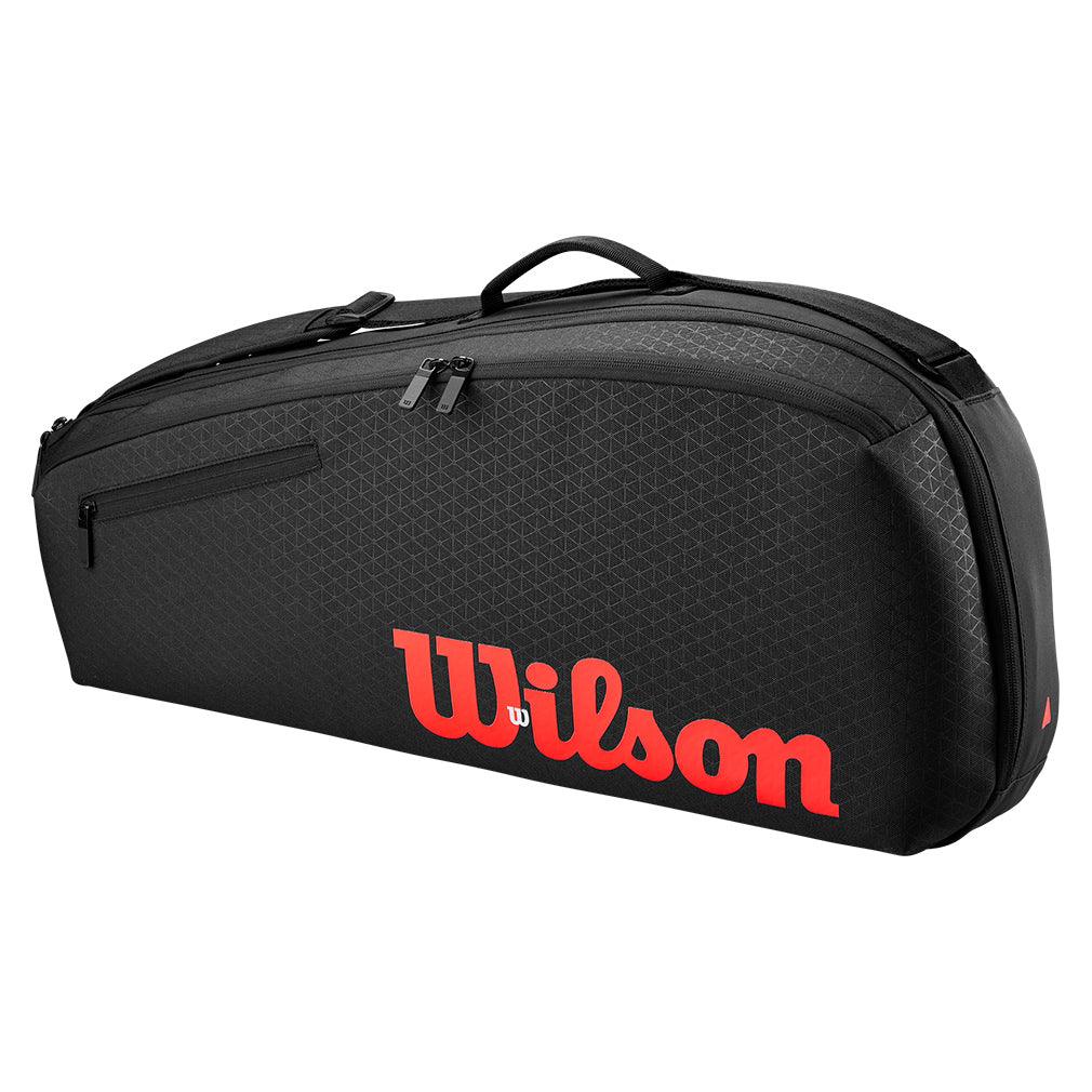 Clash V3 3-Pack Tennis Racquet Bag - Black & Infrared | Premium Tennis Gear for Men & Women | Perfect for Court, Travel & Tournament Use