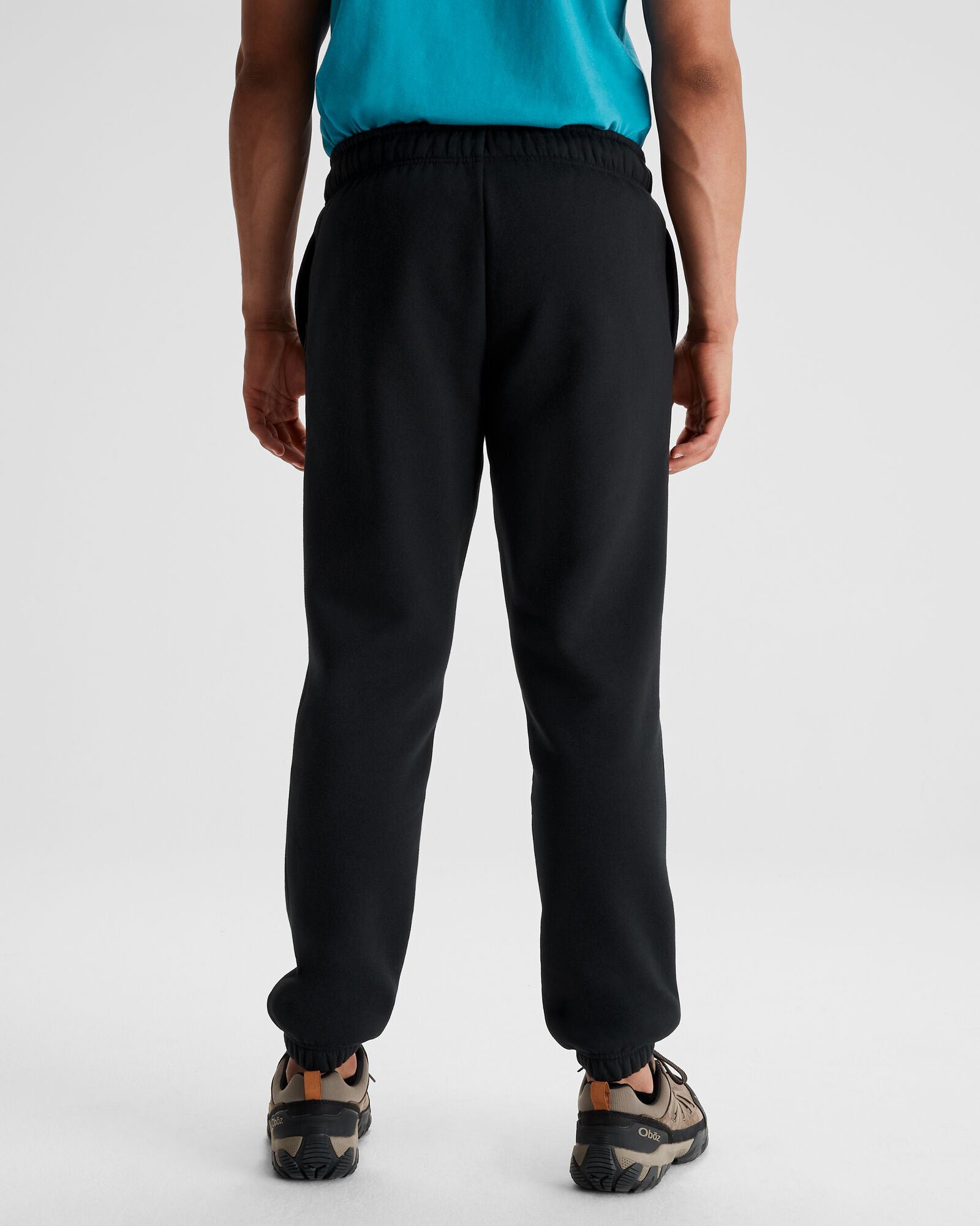 Men's Kathmandu Heritage Logo Slouchy Joggers - Comfortable Casual Sweatpants for Lounge & Travel - Black