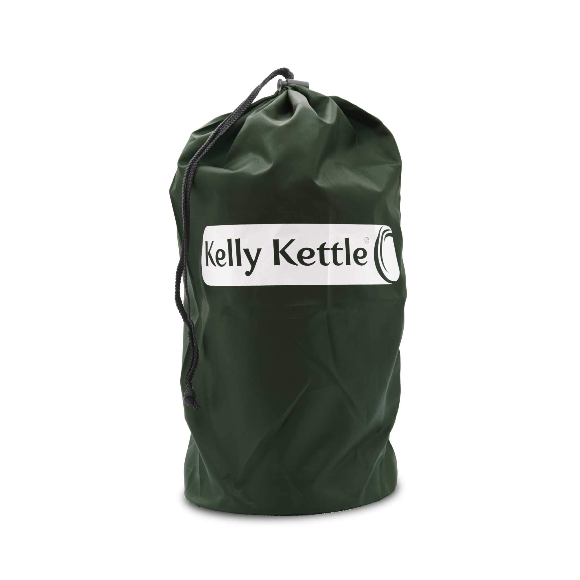 Kelly Kettle Ultimate Base Camp Kit – 54 oz Large Stainless Steel Camping Kettle with Whistle | Lightweight Portable Outdoor Boiling System | Perfect for Fishing, Hunting, Hiking & Emergency Preparedness