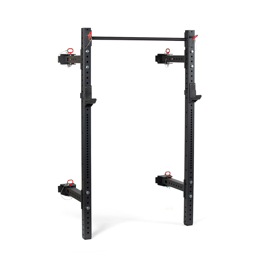 X 3 Series Folding Power Rack - Heavy Duty Home Gym Equipment for Strength Training & Weightlifting - Perfect for Small Spaces & Home Workouts