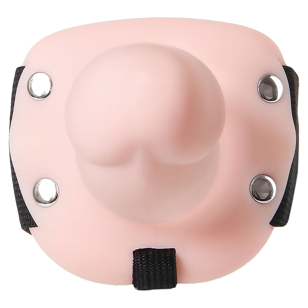 Adam & Eve Adam's FlexSkin Hollow 2 Extension Strap On Dildo - Realistic Feel for Couples & Solo Play - Perfect for Role Play, Pegging & BDSM Scenes