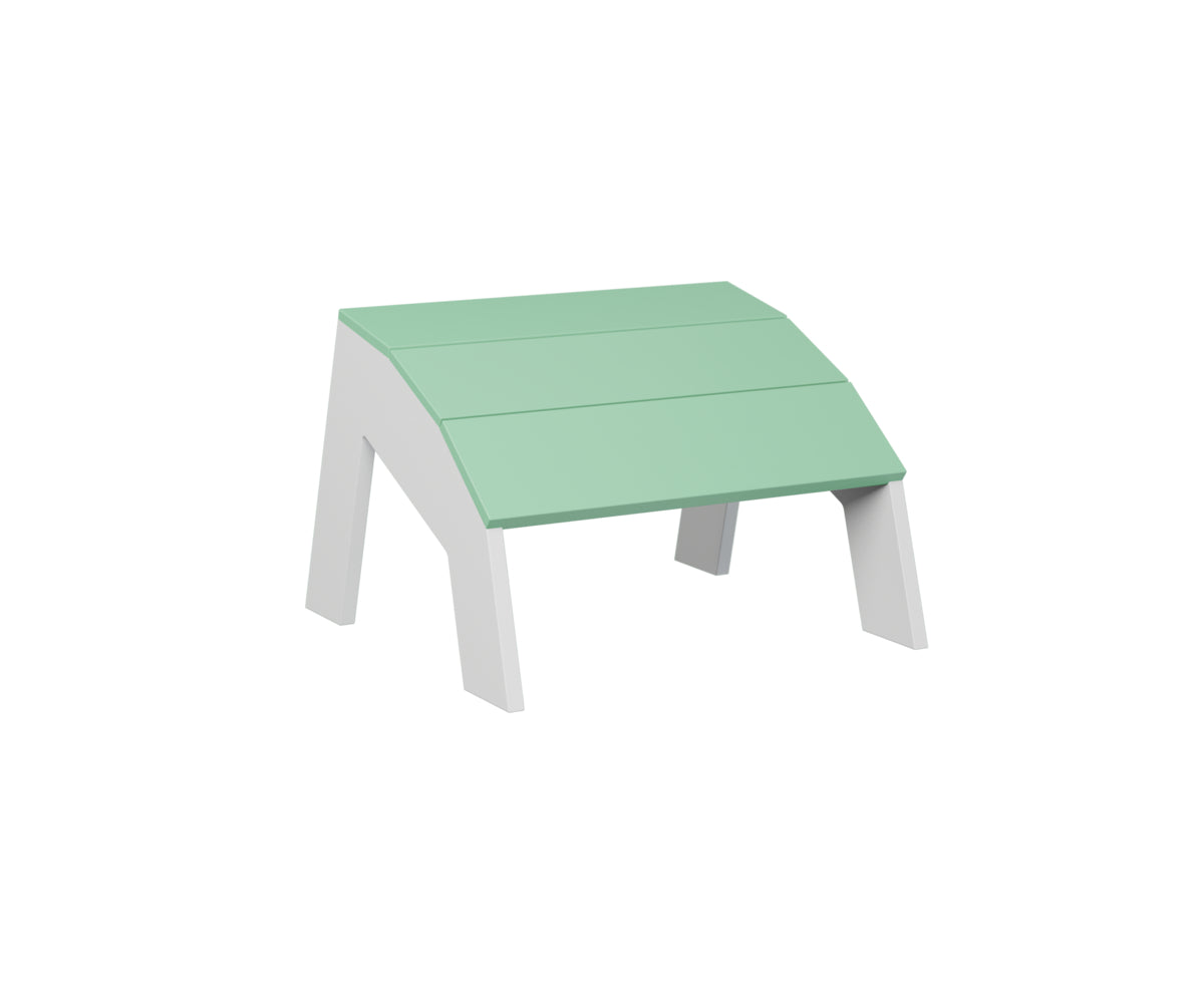 Berlin Gardens Nordic Adirondack Footstool - Outdoor Patio Furniture, Solid Wood Footrest for Garden, Deck & Poolside Relaxation