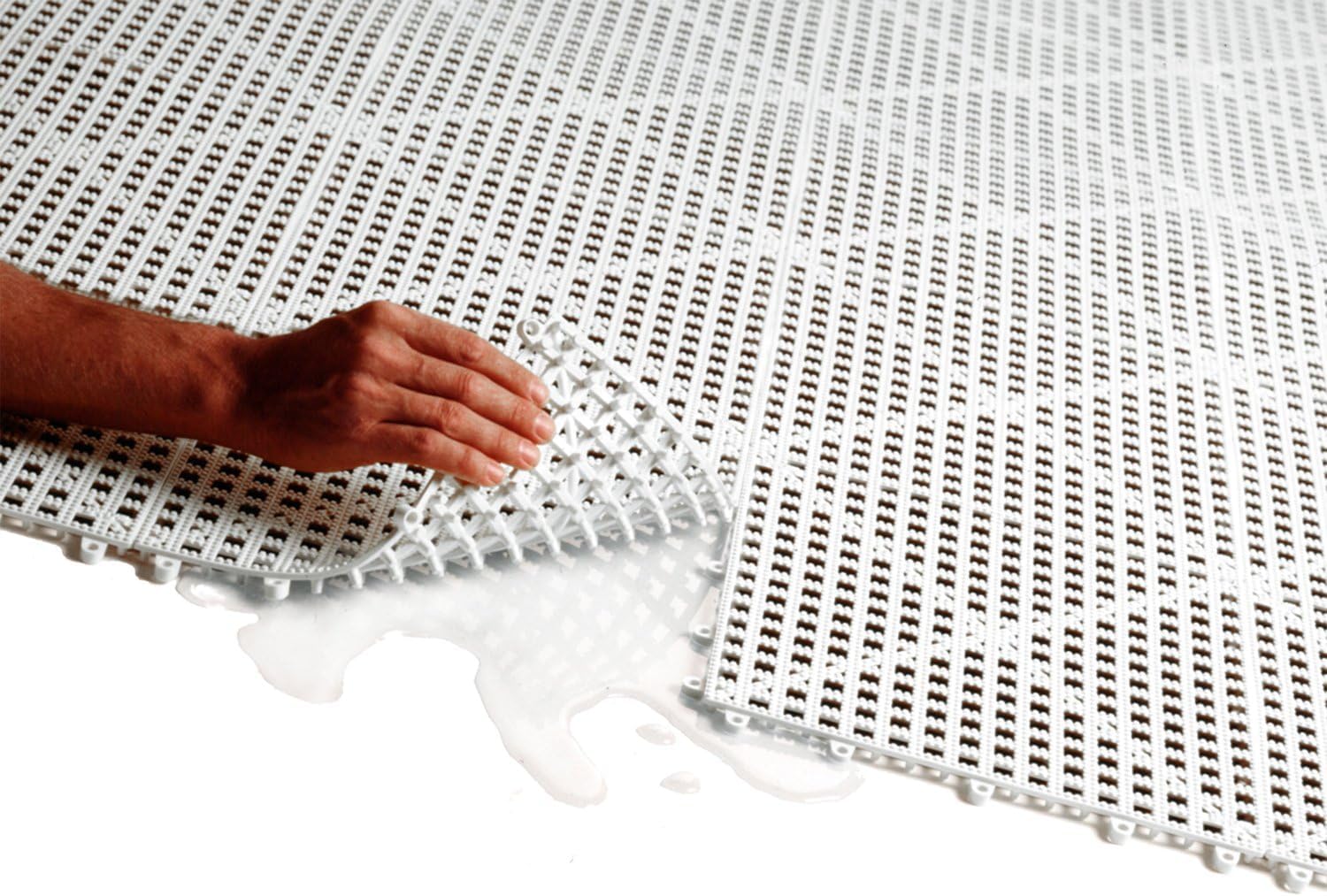 1'x1' Interlocking Marine Surface Tiles - Non-Slip Boat Deck Flooring, Anchor Dry Locker Liner & Storage Compartment Mat - Perfect for Boat, RV & Watercraft Storage Areas