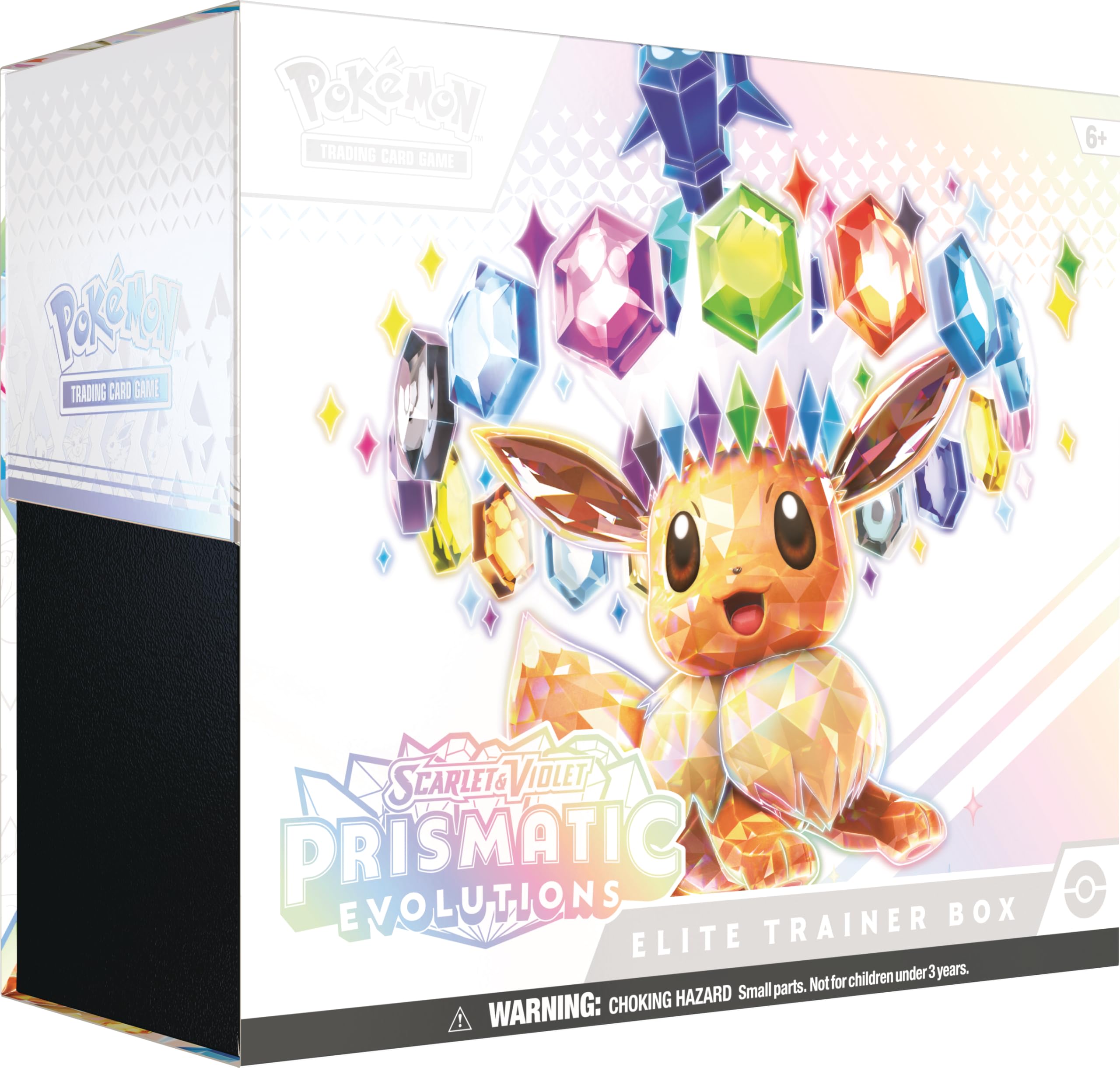 Pokemon TCG: Scarlet & Violet Prismatic Evolutions Elite Trainer Box - 36 Foil Cards, Dice & Sleeves - Perfect for Collectors & Competitive Play