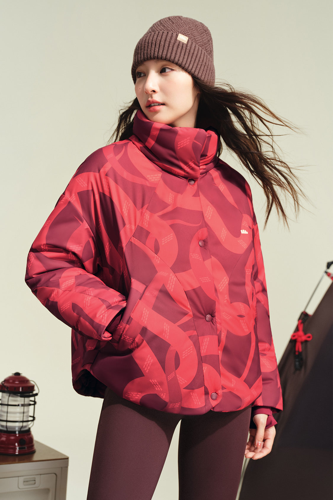 HeatGuard Women's High Warmth Stand Collar Winter Jacket - Cozy Outerwear for Cold Weather, Snow Activities & Daily Commute