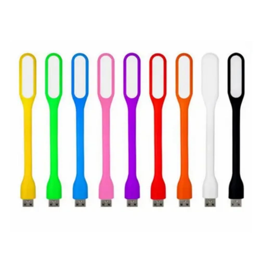 Flexible USB LED Reading Light for Keyboard & Laptop - Adjustable Gooseneck Desk Lamp for Computer, Books, Night Study - White Light for Home Office & Dorm Room