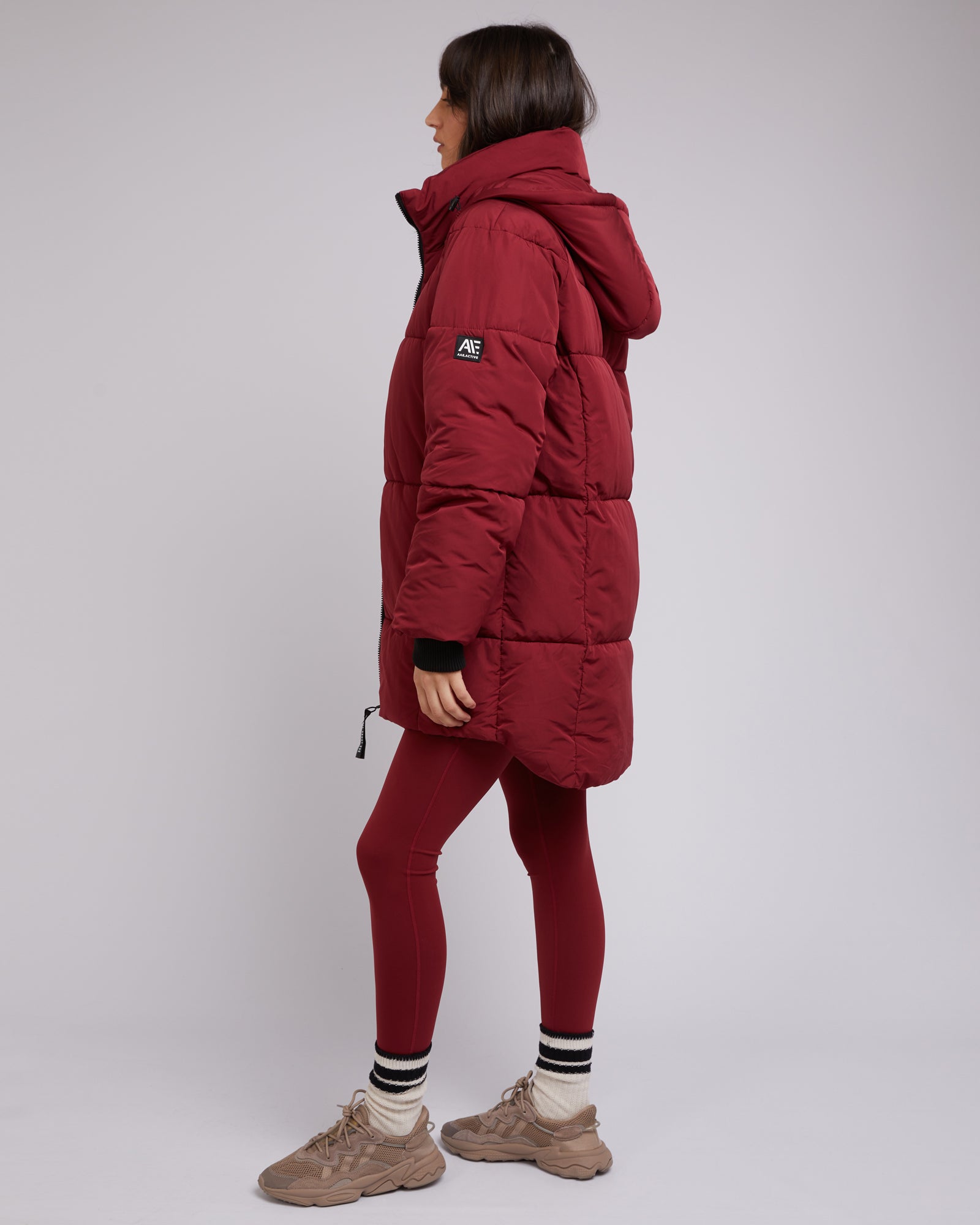 Remi Luxe Midi Puffer Jacket - Women's Winter Coat with Hood, Waterproof & Warm Down Puffer Coat for Outdoor Activities, Travel & Daily Wear
