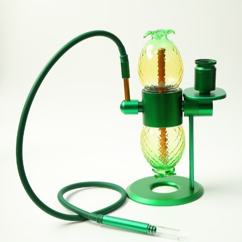 360° Rotating Pineapple Gravity Bong - Portable Gravity Infuser Hookah Pipe Set for Smooth Smoking | Perfect for Parties, Camping & Relaxation
