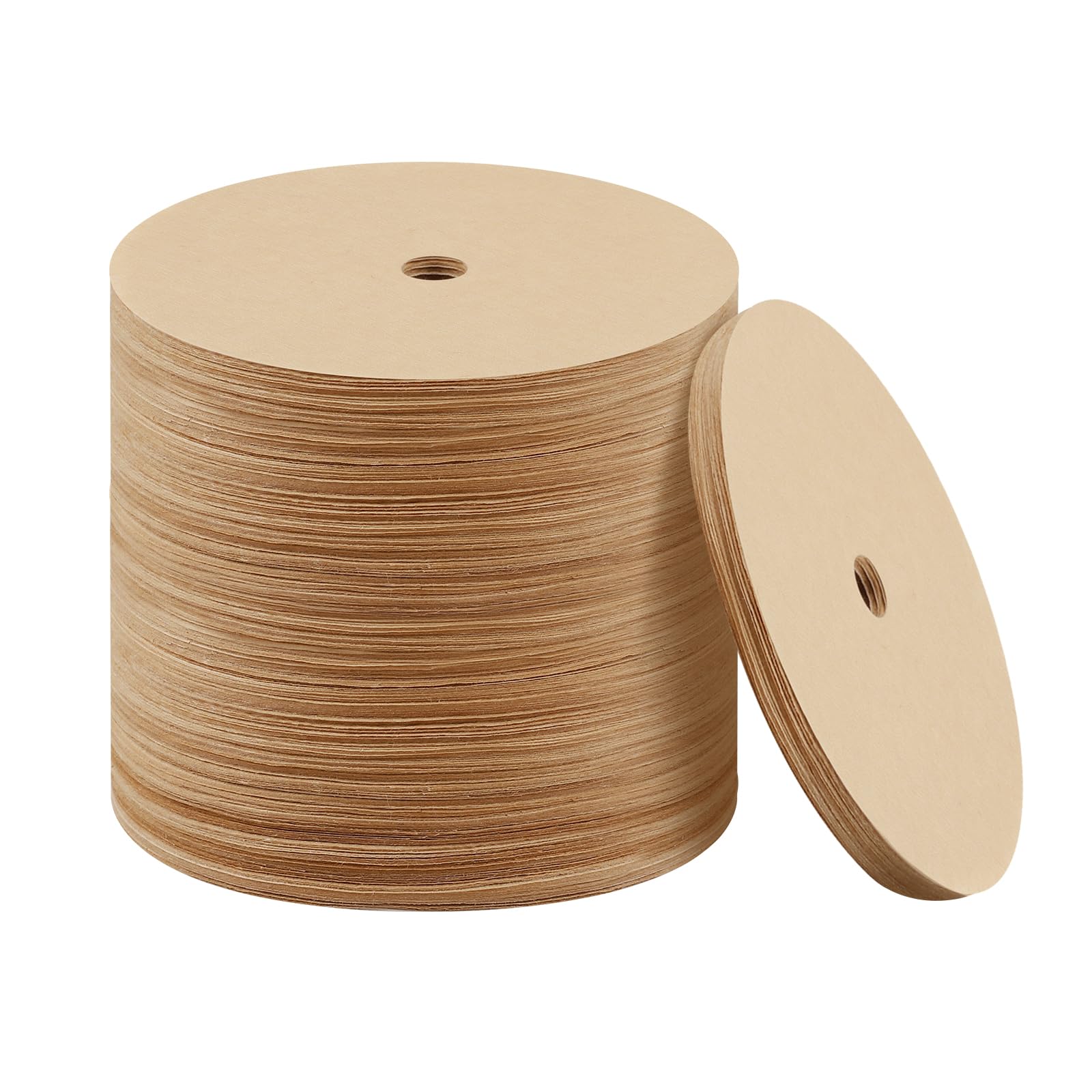 300 Count 3.75 Inch Natural Unbleached Percolator Coffee Filters - Disposable Coffee Filter Discs for Camping, Home & Office Use | Perfect for Percolators, Camping Coffee Pots and Daily Brewing