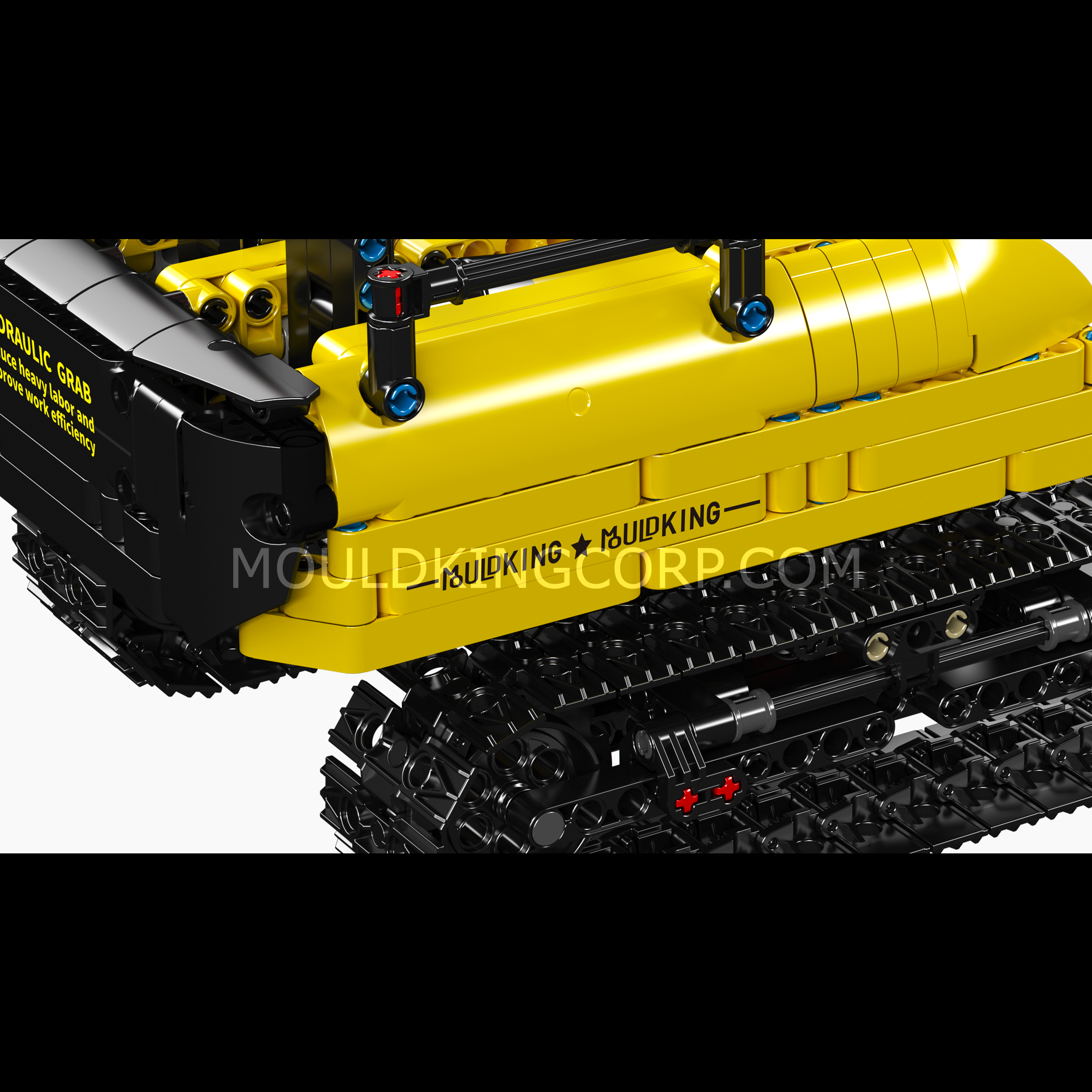 Mould King 17077 Hydraulic Log Grapple Trailer Building Set - 866 PCS STEM Construction Toy for Kids & Adults | Perfect for DIY Projects, Engineering Education & Creative Play