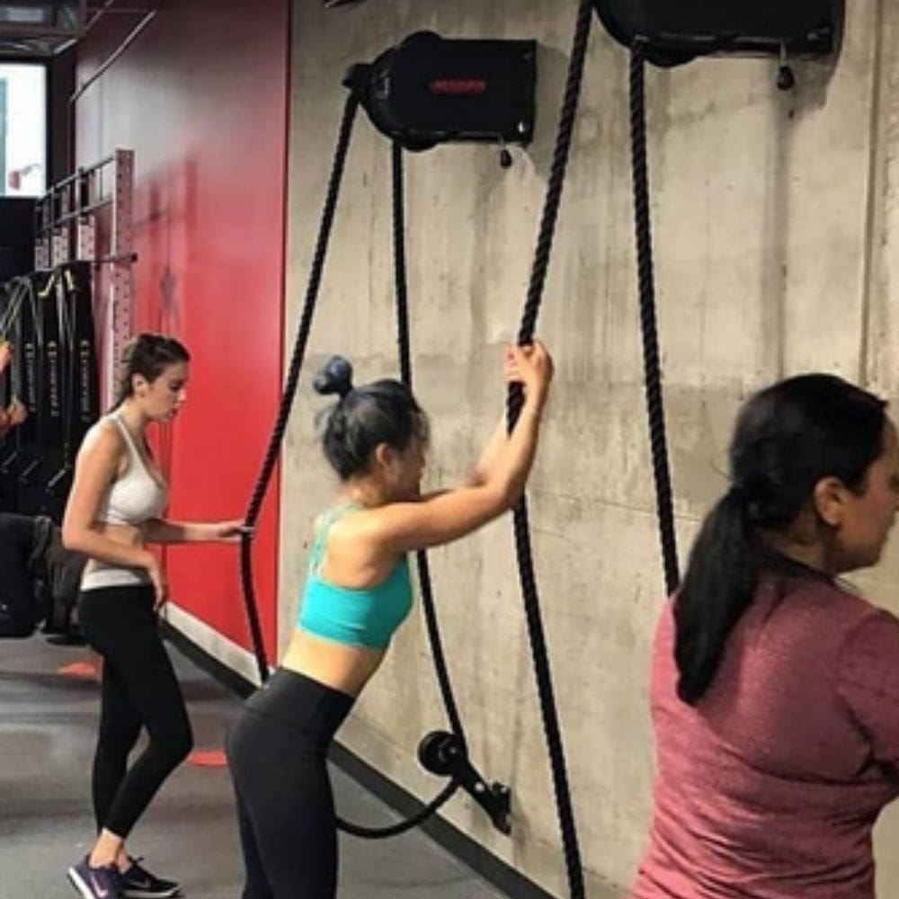 Marpo Kinetics X8 Wall Mount Rope Trainer - Heavy Duty Home Gym Equipment for Strength Training & Cardio Workouts | Perfect for Garage, Basement & Indoor Fitness