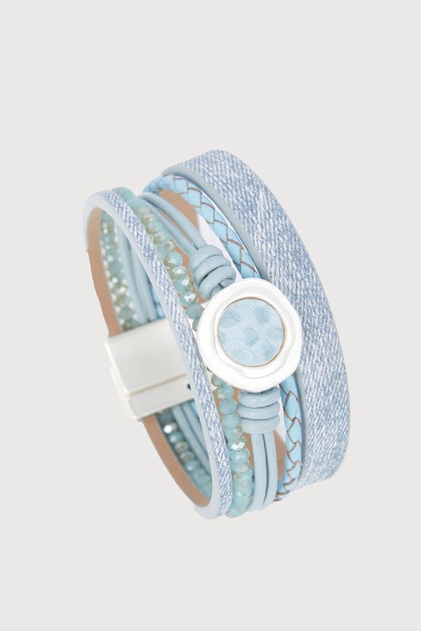 Ocean Multi Medallion Bracelet for Women - Elegant Boho Beach Jewelry - Perfect for Summer Vacations, Beach Parties, and Festivals