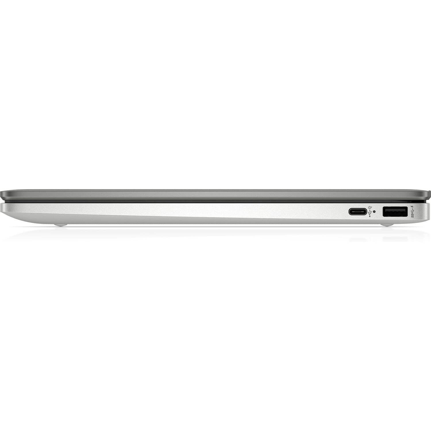 HP Chromebook 14A-NA1083CL 14-inch Laptop - Intel Celeron N4500 1.1GHz, 4GB RAM, 128GB eMMC, Chrome OS (Renewed, Mineral Silver) | Lightweight & Portable for Students, Remote Work & Web Browsing