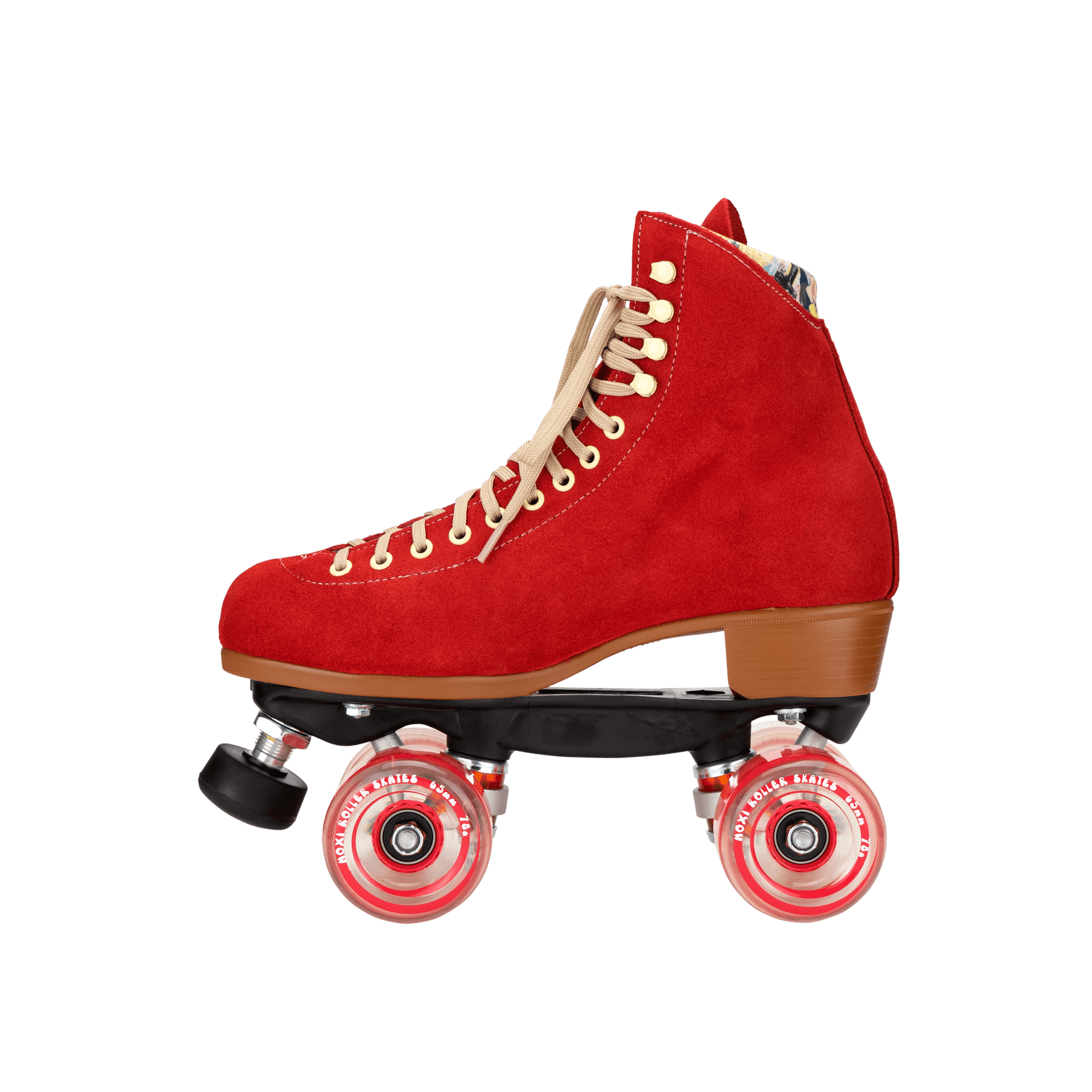 Moxi Lolly Roller Skates for Women - Poppy Red Outdoor & Indoor Skates - Perfect for Rink, Park, Street Skating and Fitness