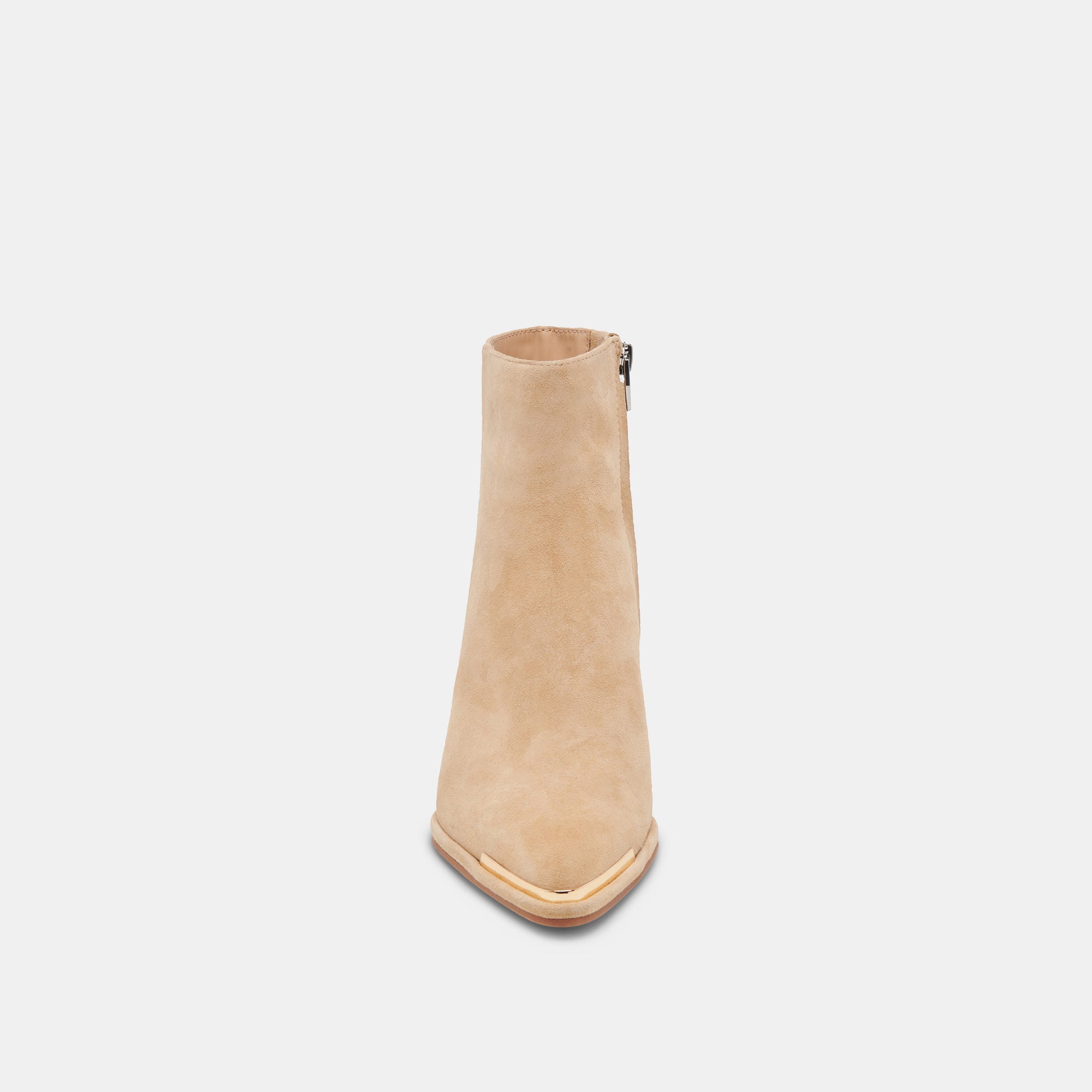 NONAH Wide Booties in Tan Suede - Comfortable & Stylish Women's Shoes for Fall & Winter | Perfect for Casual Outfits, Work & Outdoor Activities