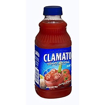 Motts Clamato Juice 946ml (4 Bottles) - Authentic Tomato Clam Cocktail Mixer for Bloody Mary & Micheladas | Perfect for Parties, Brunch & Mexican Cuisine