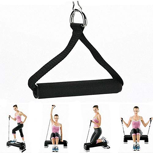 TOPINCN Heavy Duty Resistance Band Handles with Screw Thread - Ultra Comfortable Foam Grips & Solid ABS Core - Large Carabiners for Exercise Bands - Perfect for Home Gym, Strength Training, and Physical Therapy Workouts