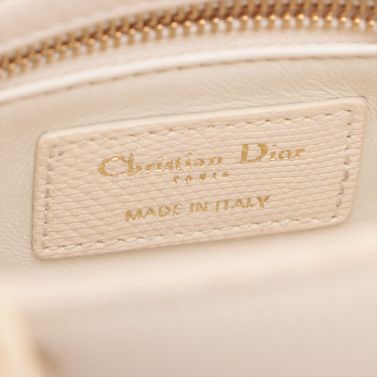 Christian Dior Lady Dior Mini Lizard Two-Way Handbag in Ivory - Luxury Crossbody & Shoulder Bag for Women | Perfect for Evening Events & Special Occasions