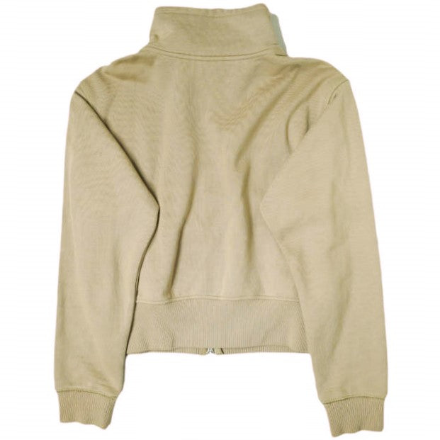 3.1 Phillip Lim Women's Don't Sweat It Zip-Up Cotton Sweatshirt | Casual Pullover Hoodie for Everyday Wear, Gym & Lounge