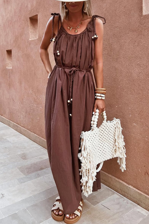 Stylish Woven Open Tote Bag with Tassel Details - Trendy Women's Handbag for Beach, Shopping & Everyday Use