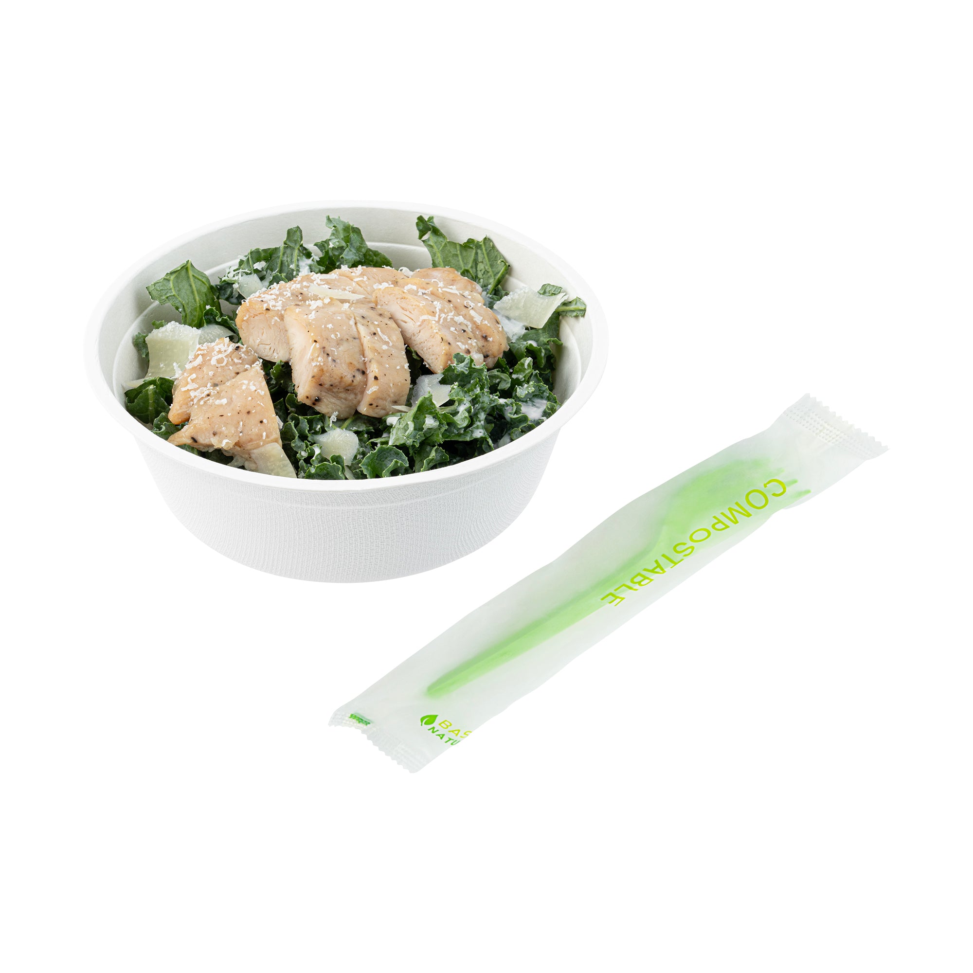 Eco-Friendly Compostable CPLA Plastic Forks - 250 Count Box, Heat Resistant & Biodegradable Cutlery for Parties, Picnics, and Outdoor Events